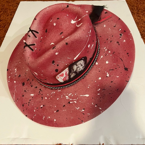 Pink dolly Parton Charlie 1 horse cowboy hat cowgirl hat - Picture 2 of 11